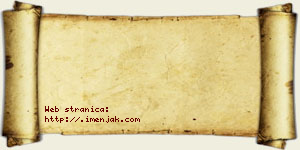 Isidor Crnko vizit kartica